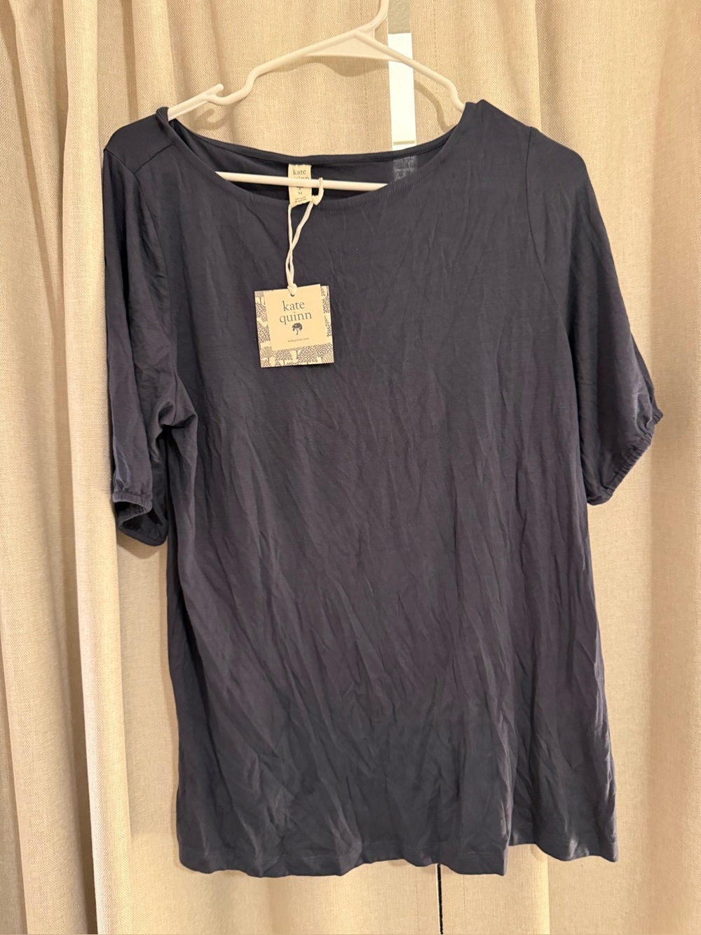 Kate Quinn Women’s Modal Puff Sleeve Shirt M NWT